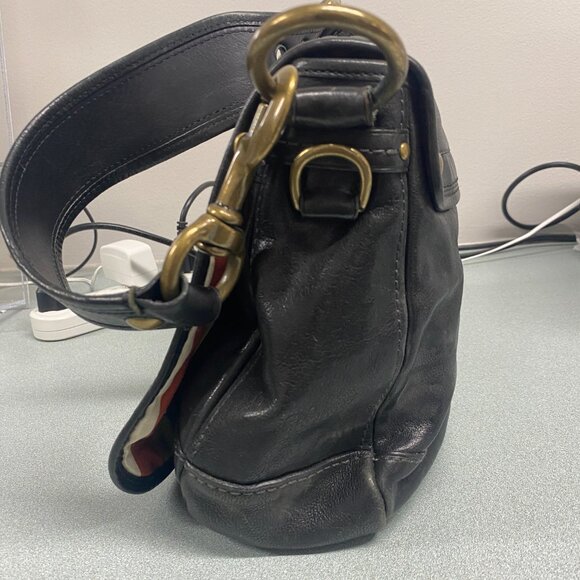 Vintage Coach Saddle Legacy Women's  Shoulder Bag - Black D0769-11134. - Picture 4 of 13